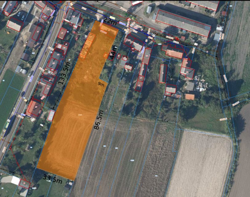 Działka budowlano-rolna Pakosław