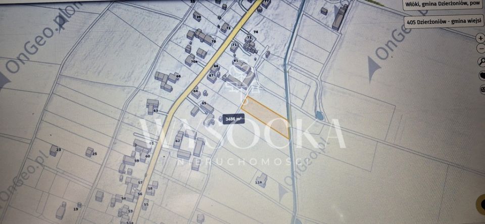 Działka siedliskowa Włóki