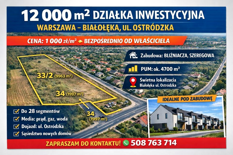 Działka budowlana Warszawa