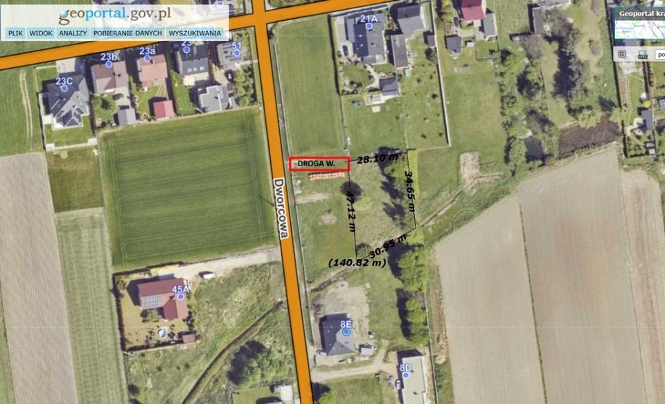 Działka budowlana Przezchlebie sprzedam