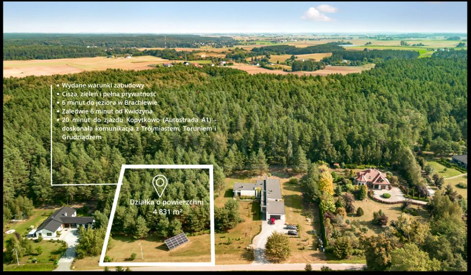 Działka budowlano-rolna Tychnowy