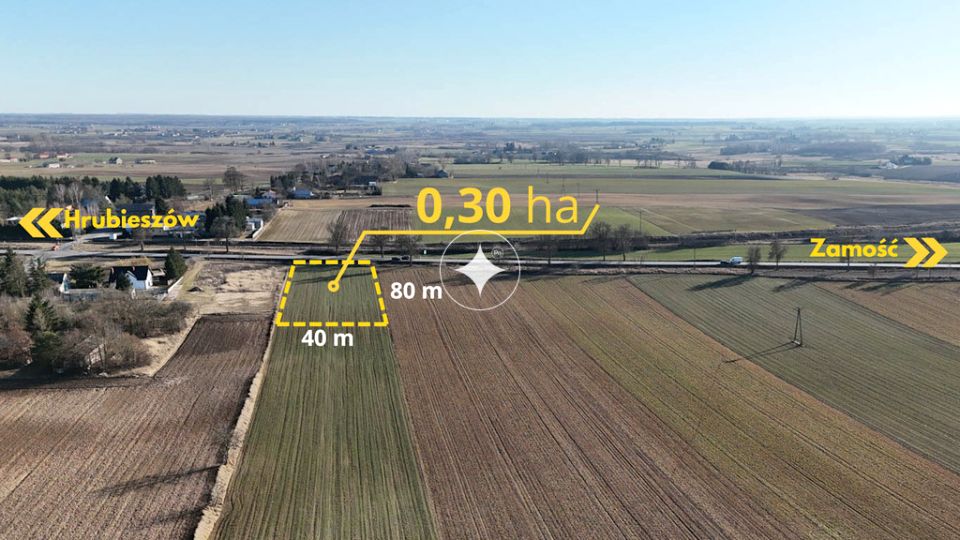 Działka usługowa Alojzów sprzedam
