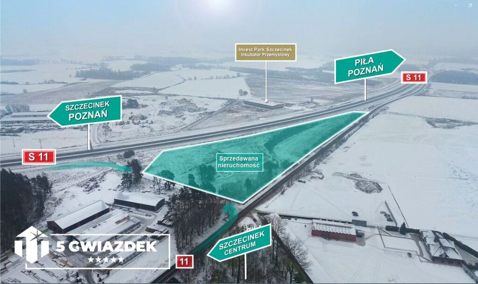 Działka usługowa Szczecinek