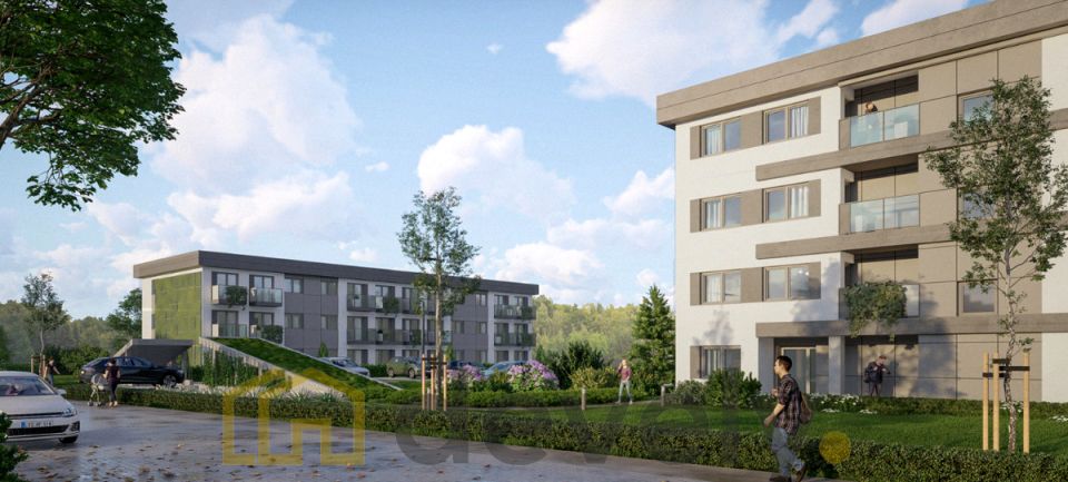 Mieszkanie blok mieszkalny nad jeziorem