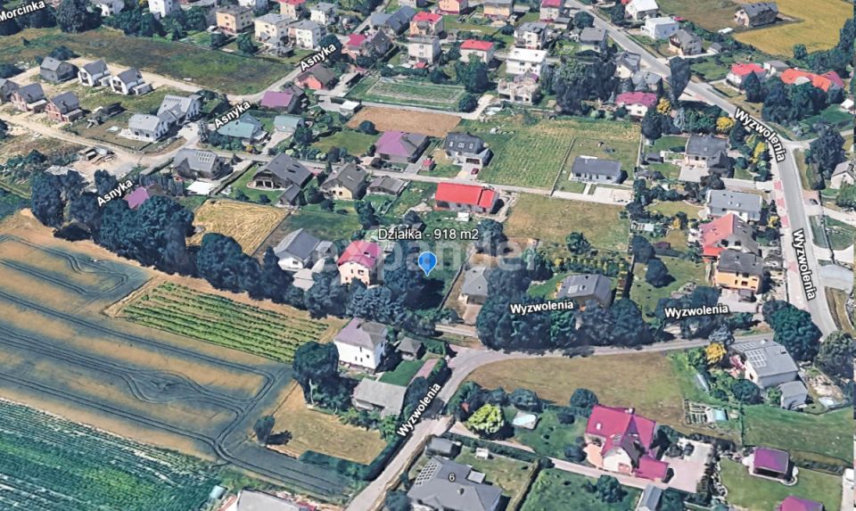 Działka budowlana Chybie