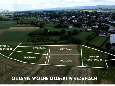 Działka budowlana Łężany