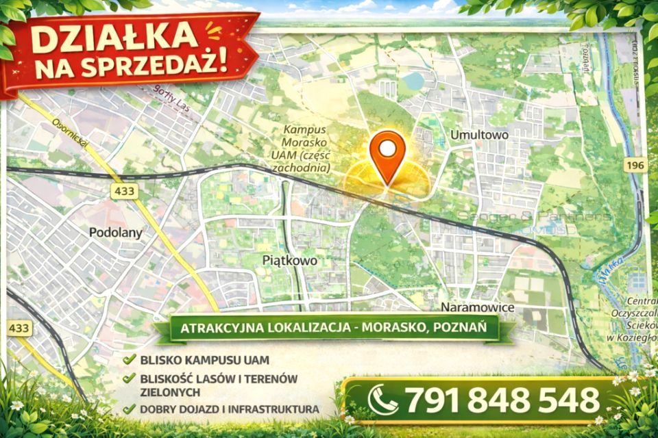 Działka Poznań