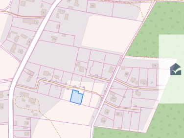 Działka budowlana Brunów