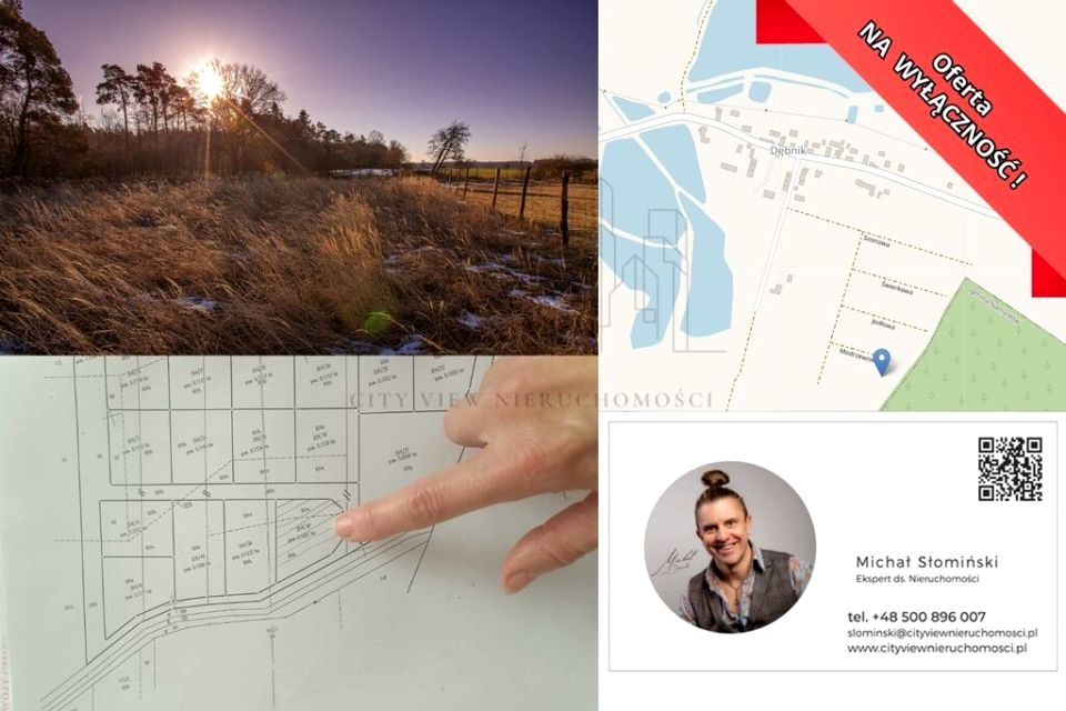 Działka budowlana Dębnik