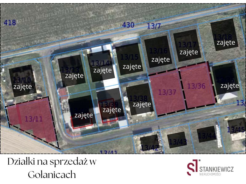 Działka budowlana Gołanice