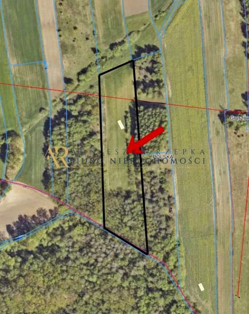 Działka rolna Gruszów Wielki