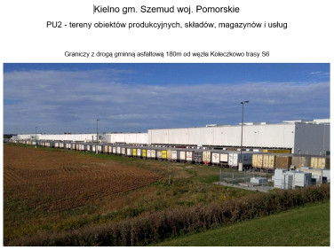 Działka usługowa Kielno