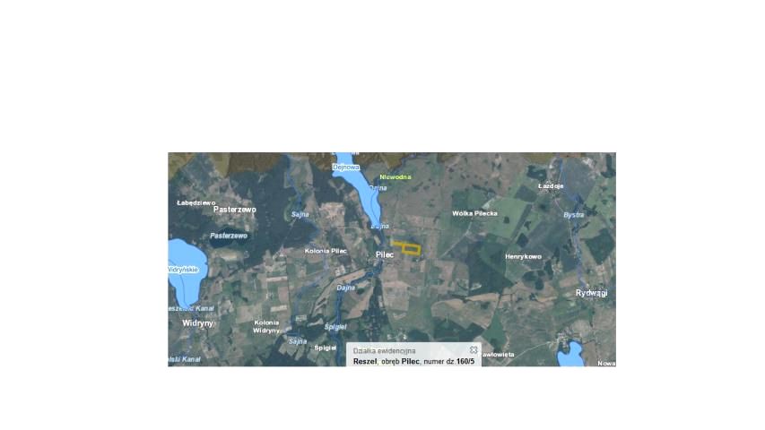 Działka rolna Pilec