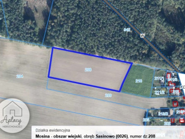 Działka rolna Sasinowo