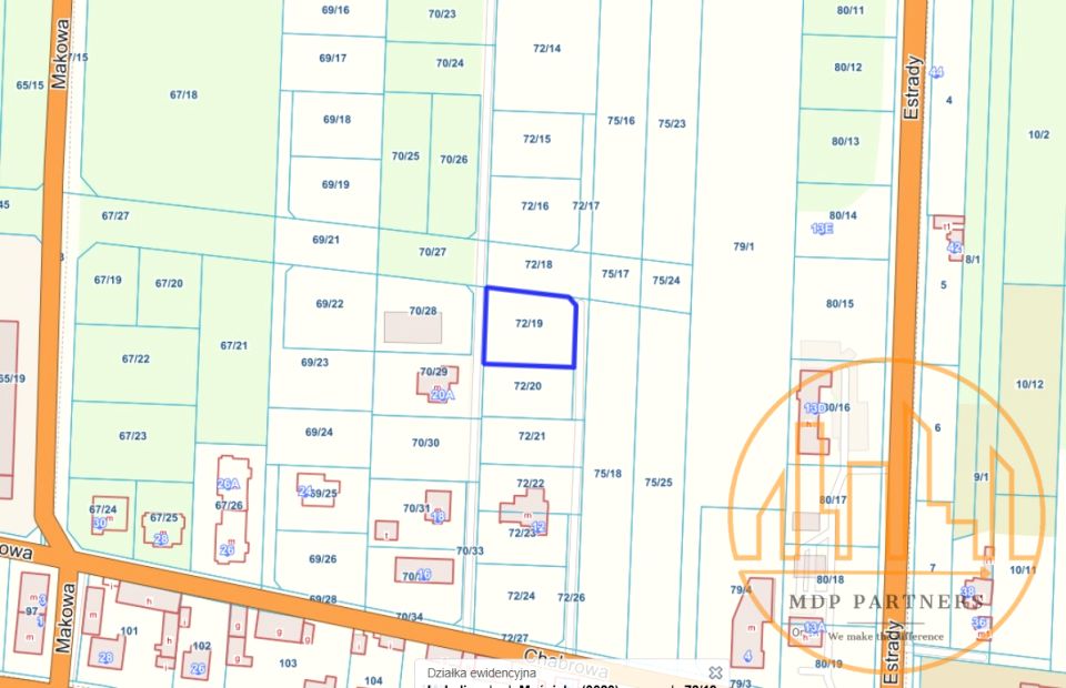 Działka budowlana Mościska