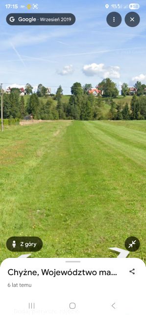 Działka budowlana Chyżne