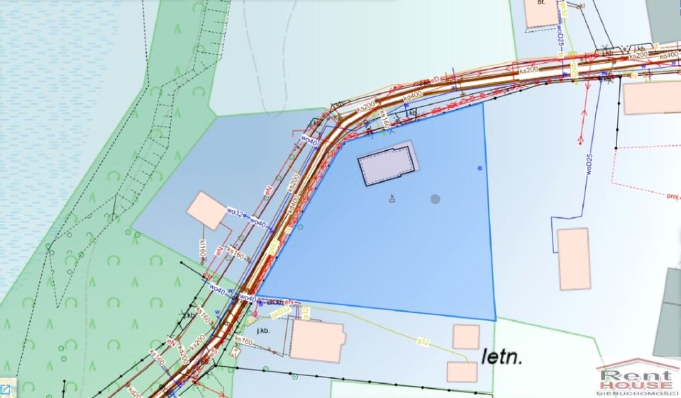 Ogrodzona działka sprzedam