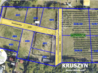 Działka budowlana Kruszyn