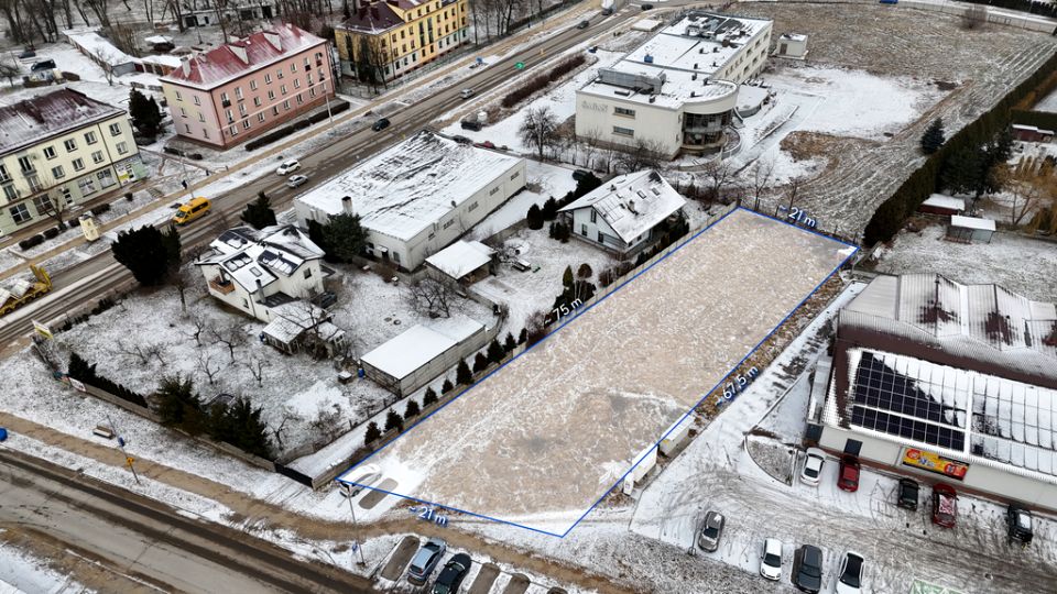 Działka usługowa Kłobuck