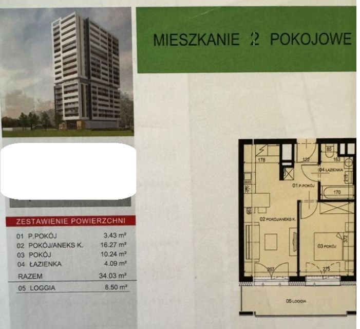 Mieszkanie apartamentowiec sprzedaż