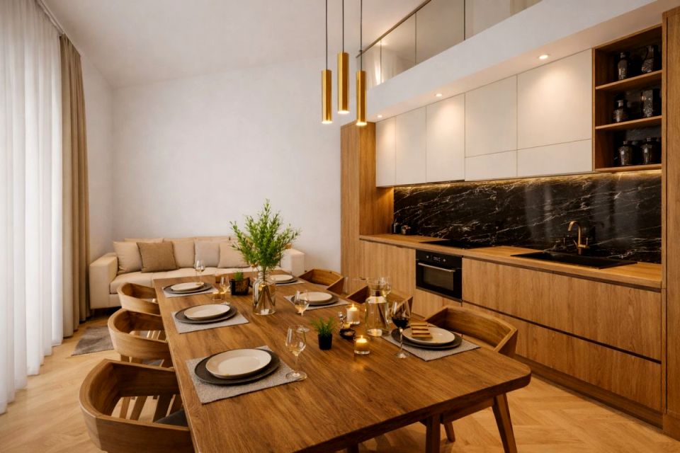 Mieszkanie apartamentowiec przy lesie