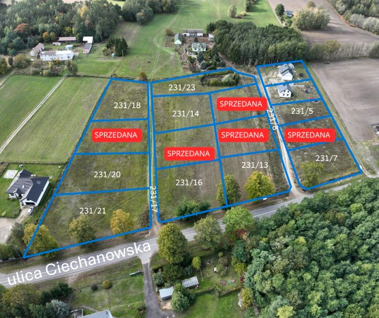 Działka budowlano-rolna Sońsk