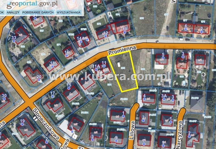 Działka budowlana Zawada