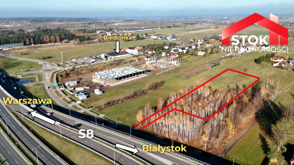 Działka inwestycyjna Porosły-Kolonia