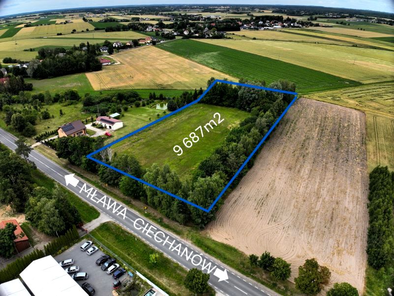 Działka inwestycyjna Chruszczewo