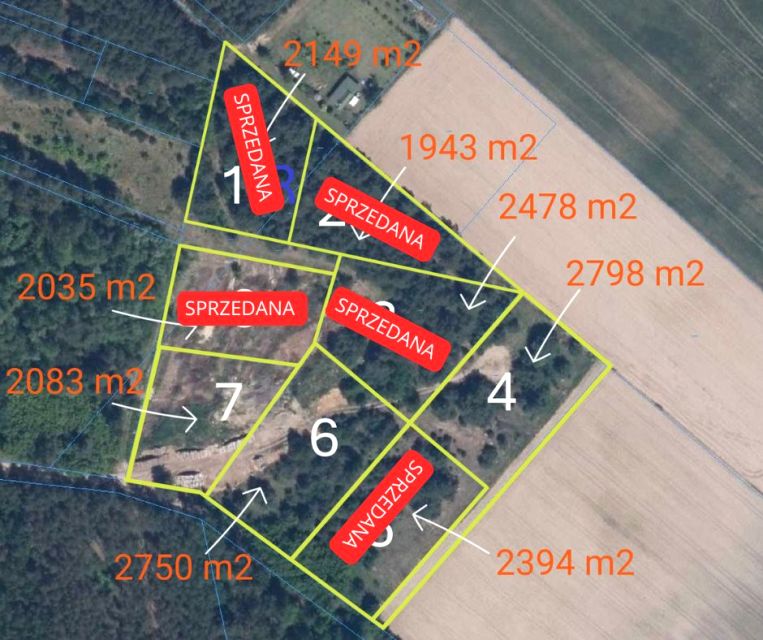 Działka budowlano-rolna Bieńki-Śmietanki sprzedam