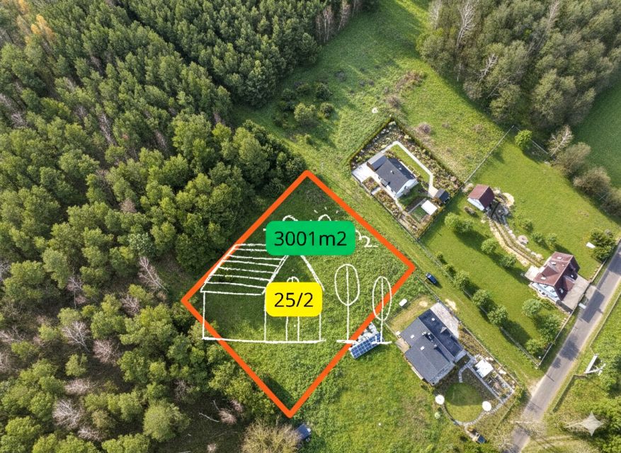 Działka budowlano-rolna Bieńki-Śmietanki