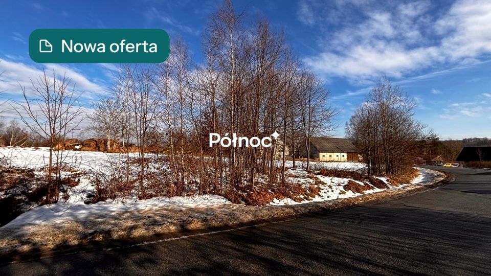 Działka budowlana Łomna