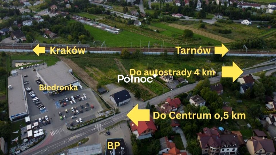 Działka usługowa Bochnia sprzedam