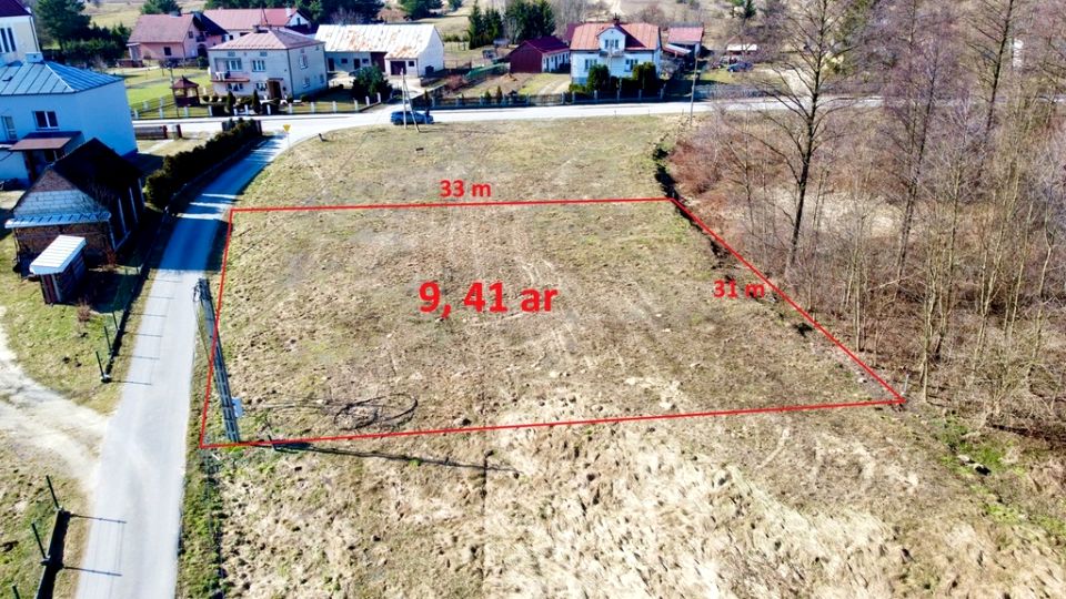 Działka budowlana Hucisko