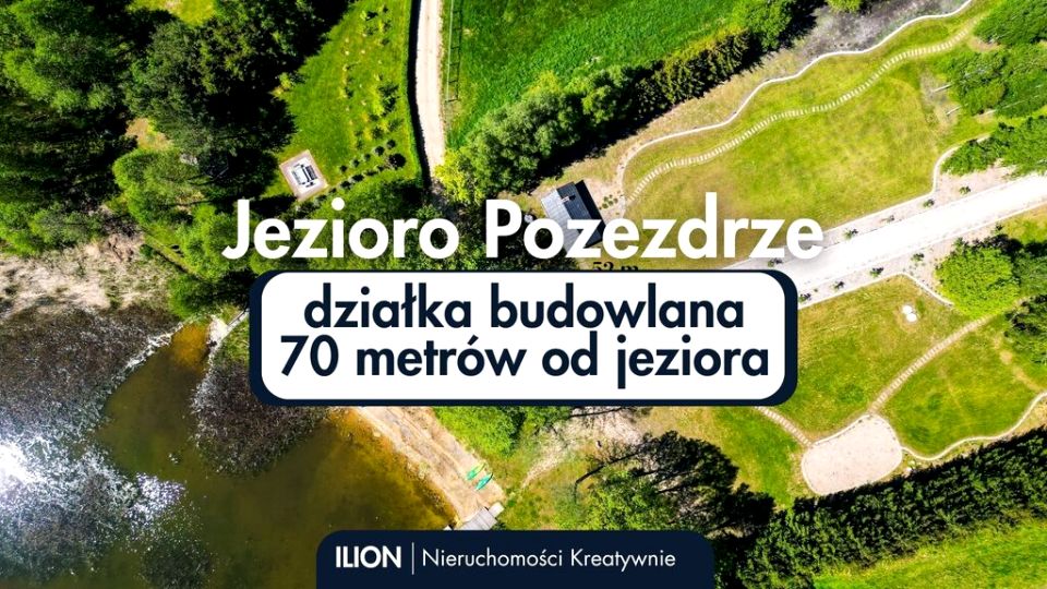 Działka nad jeziorem