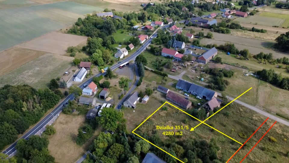 Działka budowlana Drożków