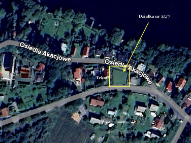 Działka budowlana Jeziorna