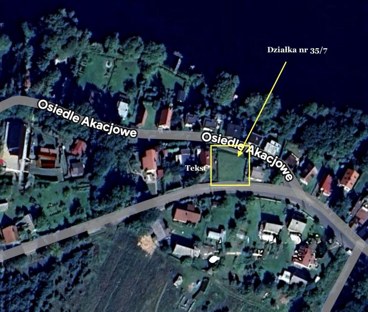 Działka budowlana Jeziorna