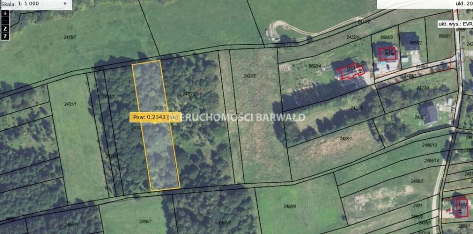 Działka rolna Lanckorona