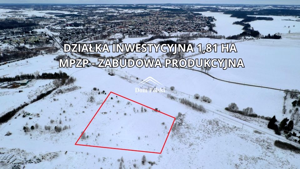 Działka inwestycyjna Olecko