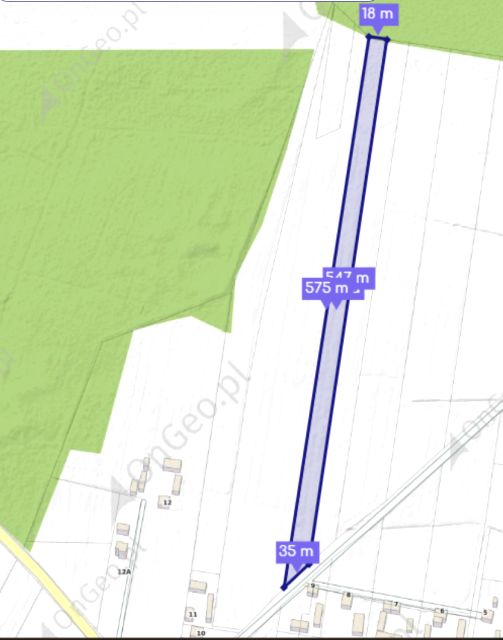 Działka rolna Kiełki