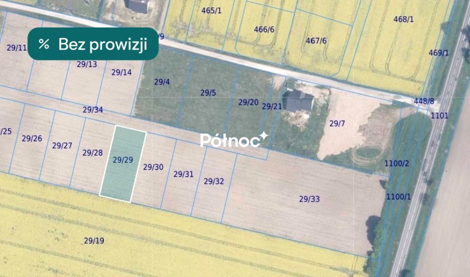 Działka budowlana Gardeja