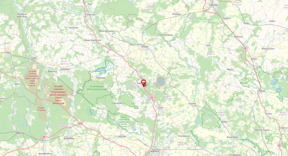 Działka inwestycyjna Polkowice