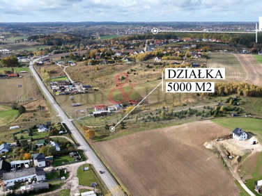 Działka usługowa Leźno