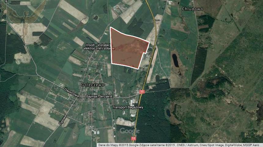 Działka inwestycyjna Golęczewo