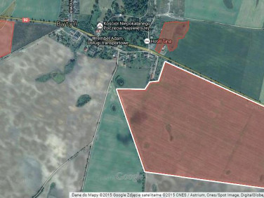 Działka inwestycyjna Bytyń