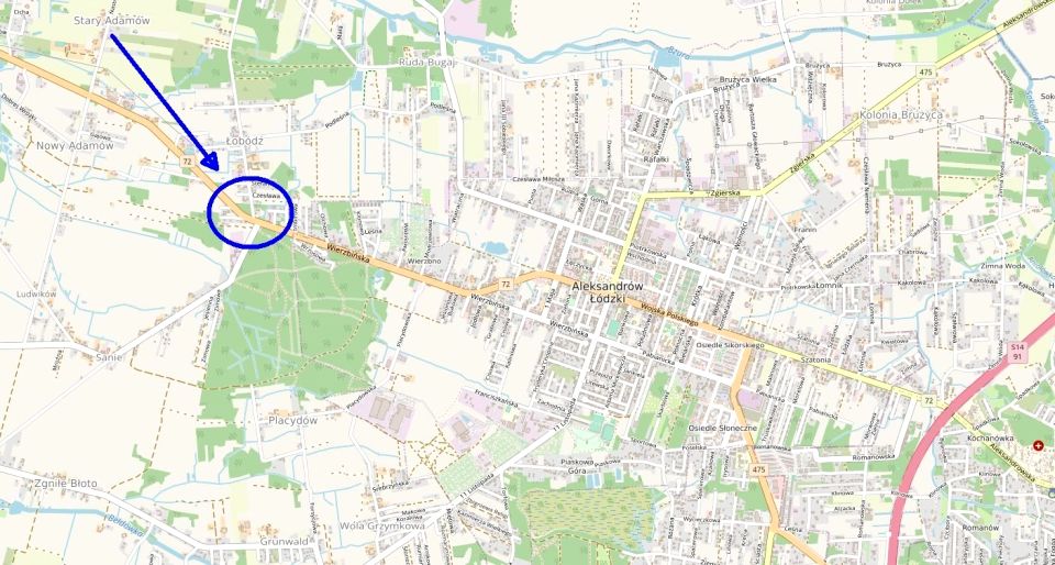 Działka usługowa Łobódź