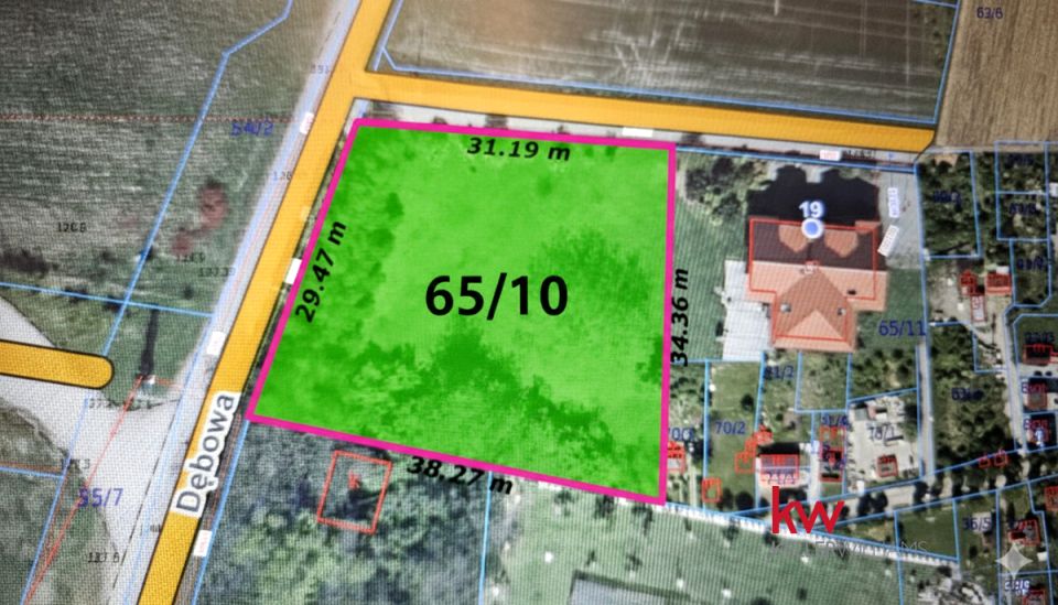 Działka budowlana Krzeptów