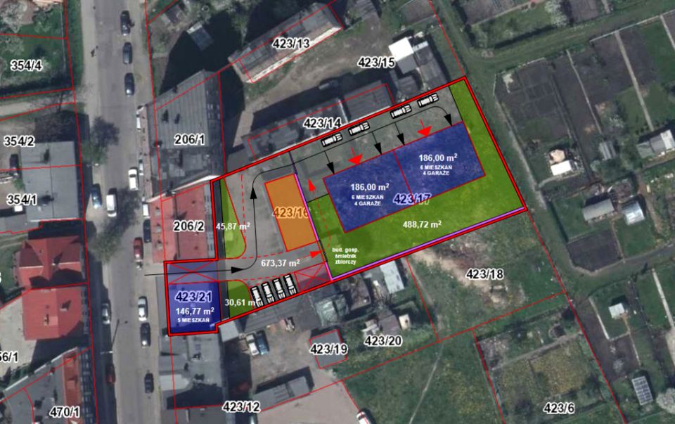 Działka inwestycyjna Stargard