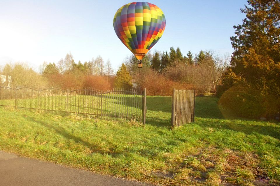 Ogrodzona działka sprzedam